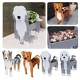 thumbnail image 4 of BNNG Garden Flower Pot Dog Poodle Chihuahua Cute Animal Planters Flower Pot Dog Planter Storage Containers Dog Planters Pet Dog Storage Pots Animal Shaped Planter Pot Suitable for Pet Lover, 4 of 4