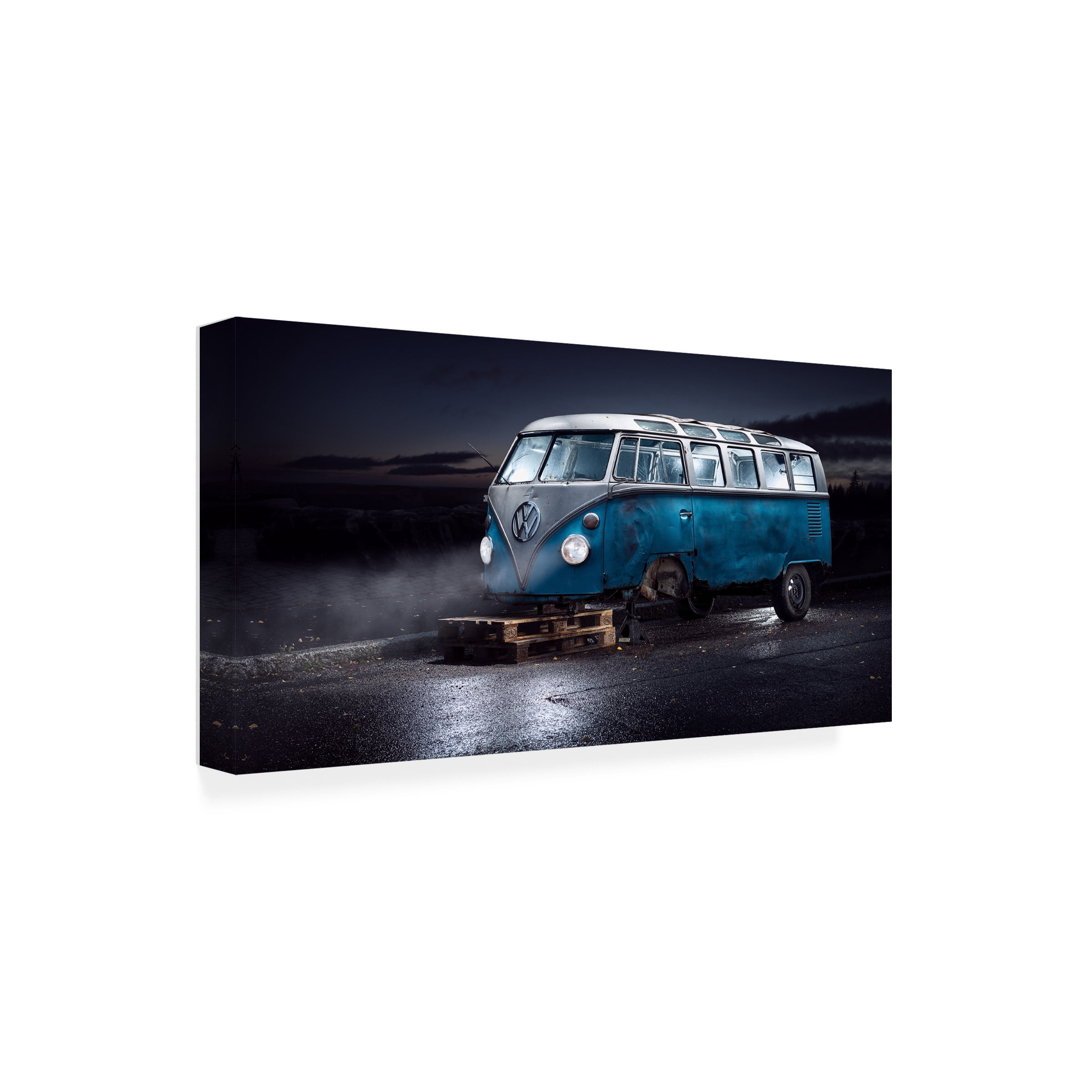 Petri Damsten 'Vw Kleinbus' Canvas Art