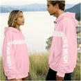 thumbnail image 2 of I Love You This Much Hoodie, Cute Matching Sweatshirts for Couples Oversized Pullover Hoodies Funny Valentine Outfit for Men and Women, 2 of 8