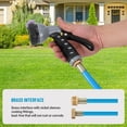 thumbnail image 6 of OutdoorVibe Retractable Garden Hose Reel - 5/8 In x 65/82/90 Ft, Wall Mounted, 9-Function Sprayer Nozzle, Any Length Lock, Slow Return System, 180° Swivel Bracket，Polypropylene+Steel, 6 of 6