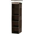 Simple Houseware 5 Shelves Hanging Closet Organizer, Black