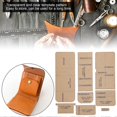 thumbnail image 3 of 8Pcs Acrylic Template Short Wallet DIY HandMade Leather Pattern Mold Art Craft Tools, 3 of 3