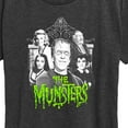 thumbnail image 3 of The Munsters - The Munsters Family Group With Grandpa And Cousin - Women's Short Sleeve Graphic Tee, 3 of 5