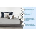 thumbnail image 2 of SK LINEN Twin XL Size Zipper Fitted Sheet - Soft Fitted Sheet 12 inch Pocket with Durable Zipper - 100% Breathable Microfiber 400 Thread Count | Silver Grey Zippered Fitted Sheets Sized 39" X 80", 2 of 6