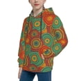 thumbnail image 2 of Lsque Abstract Pattern Patten Youth Hoodie Sweatshirt Pullover with Kangaroo Pocket Boys and Girls Hoodie Warm Hoodie for Kids-X-Large, 2 of 6