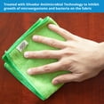thumbnail image 3 of Arkwright SilverSure Antimicrobial-Treated Cleaning Cloths (Bulk Case of 240), 12x12 in., Green, 3 of 9