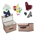 thumbnail image 3 of 1Pc Storage Box Storage Box Foldable Clothing Sundries Portable Storage Box With Lid Foldable Storage Box Home Textile Storage, 3 of 6