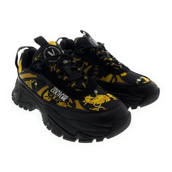 Versace Jeans Couture Female Sneakers With Materials And Bold Design Black Sizes IT 34-50 2/3