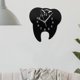 thumbnail image 4 of Reloj de pared para el hogar, reloj de acrílico para dientes, reloj de pared silencioso para oficina, para salón dental, 4 of 7