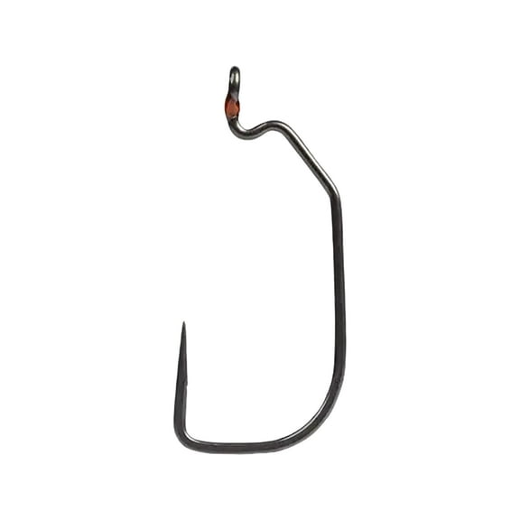 Mustad AlphaPoint Assault Heavy Wide Gap Hook #6/0 Black Nickel 4PK