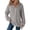 Gray -AU23, variant on Nestiefly Zip Up Hoodie Women Waffle Knit Long Sleeve Comfy Hooded Sweatshirt with Pockets Cute Fall Sweatshirts Casual Jacket Sky Blue XL