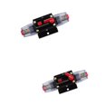thumbnail image 1 of Tachiuwa 2 Pcs 30Amp 50AMP Disjoncteur Réinitialisation Manuelle Bouton Rouge 12V 24V Support de Fusible de Voiture, 1 of 7