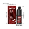 thumbnail image 3 of Hair Dye Shampoo,Hair Shampoo,Herbal Hair Color Shampoo - Long-Lasting Color Development, Phytocare Nourishment, 100ml, Ammonia-Free for Healthy Hair Coloring(MulticolorRed), 3 of 3