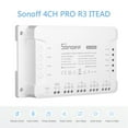 thumbnail image 4 of Sonoff 4CH PRO R3 ITEAD 4-Gang Wi-Fi Smart Switch With RF Control App Support Timing 3 Working Modes, 4 of 8