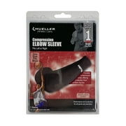 Mueller Performance Sleeve, Black, One Size Fits Most, Left or Right Arm, 1 Sleeve