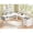 White, variant on L Shaped Electric Standing Desk with File Cabinet, Height Adjustable Computer Desk, Modern Home Office Desk