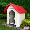 thumbnail image 3 of Casa Para Perro Q Perron Raza Chica Con Puerta Color Rojo, 3 of 9