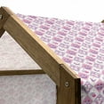 thumbnail image 5 of Owls Pet House, Sleeping Owls in Diamond Pattern Half-Moon Stars Clouds Night Time Goodnight Art, Outdoor & Indoor Portable Dog Kennel with Pillow and Cover, 5 Sizes, Pink Lavender, by Ambesonne, 5 of 5
