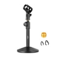 thumbnail image 1 of NEEWER Soporte para micrófono de escritorio, soporte ajustable para micrófono de mesa con clip y adaptador de 3/8" a 5/8" compatible con Blue Yeti Snowball HyperX QuadCast SoloCast Shure, carga máxima, 1 of 7