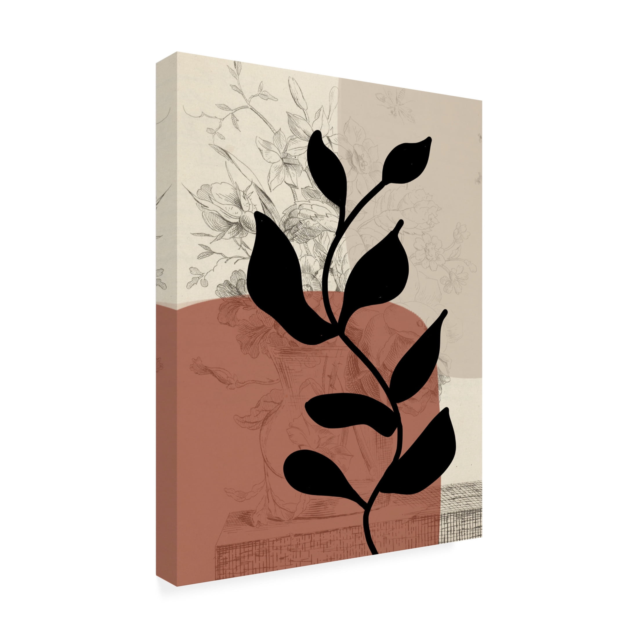 Trademark Fine Art Yopie Studio Abstract Paper VII Canvas Wall Art