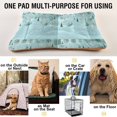 thumbnail image 5 of Iauyy 18x24inch Washable Dog Bed Mats, 4cm Thick Comfort Pet Bed with Non-Slip Bottom for Crates, Indoors & Outdoors - Puppy Essentials,Soft Shade Of Light Blue, 5 of 5