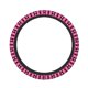 thumbnail image 1 of Balery pink and black argyle Fundas elásticas antideslizantes para volante, funda protectora universal para hombre y mujer, 15 pulgadas, accesorios para coche., 1 of 6
