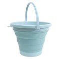 thumbnail image 4 of Cubo portátil para acampar al aire libre bañera redonda plegable de 5/10L para el hogar interior y exterior, 4 of 7