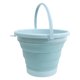 thumbnail image 4 of Cubo portátil para acampar al aire libre bañera redonda plegable de 5/10L para el hogar interior y exterior, 4 of 7