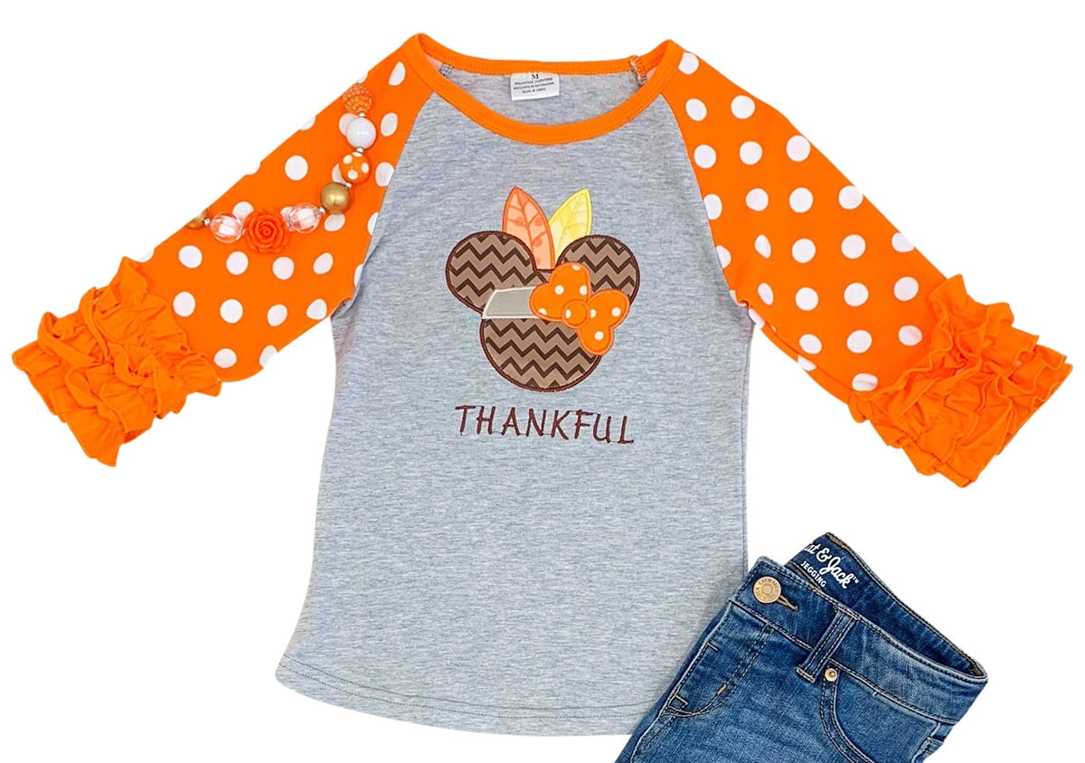 little girl thanksgiving shirt
