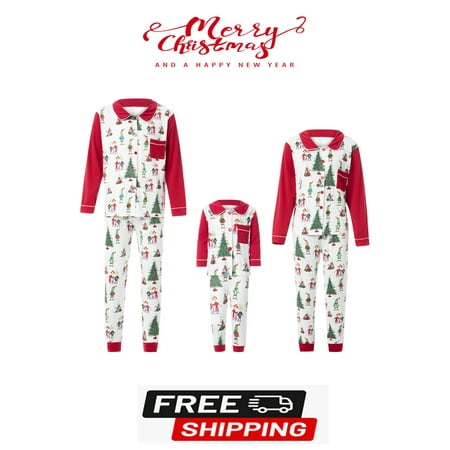

Gueuusu Christmas Pajamas For Family - Family Christmas PJs Matching Sets