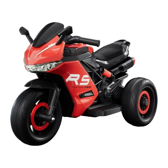 Mini Moto Eléctrica Infantil Recargable Honey Whale BDQ-6288 Rojo