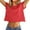 Red, variant on Ediodpoh Women's Short Sleeve T Shirts for Everyday Wear Casual Style with Jeans and Relaxed Pants Summer Easy to Care T Shirt Womens Tops Black S