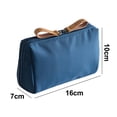 thumbnail image 2 of Bolsa de maquillaje con bolsa de cosméticos con almacenamiento con cremallera para mujeres y niñas, 2 of 5