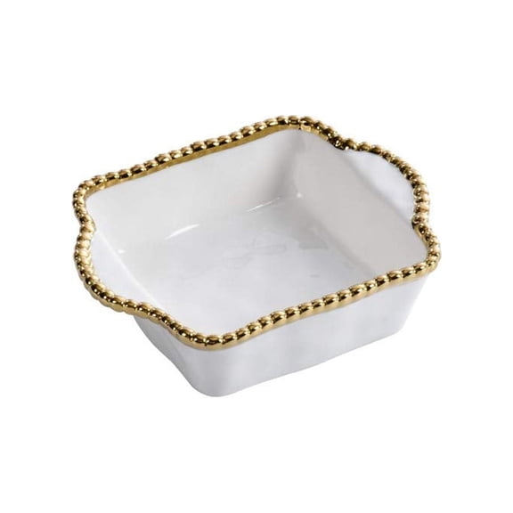 Pampa Bay Titanium Baking Dish, Square Single, Golden Salerno