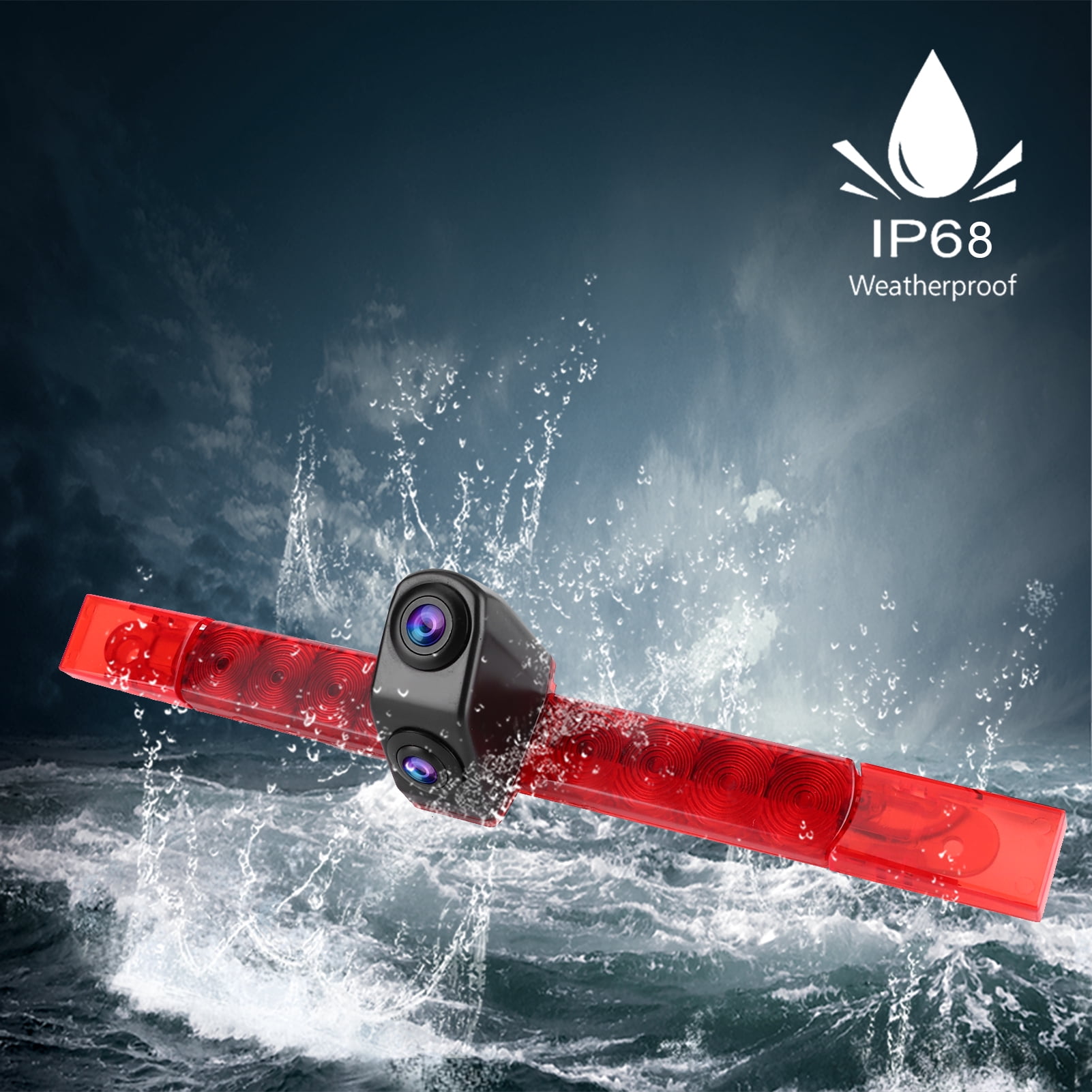 FTVOGUE Brake Light Camera,High Mount Brake Light With Camera Universal