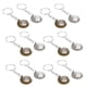 thumbnail image 3 of Accesorio de joyería de bricolaje: 48 llaveros de cúpula de cristal con base colgante de rotación., 3 of 10
