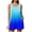 Blue, variant on Sentmoon Sleeveless Rompers for Women Overalls Sleeveless with Print Button Down Loose Fit Spaghetti Strap Plus Size Jumpsuits for Women with Pockets Summer for Going out and Concert