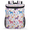 Multicolor 2, variant on Jiaoprinted Vintage Bicycle Roses Portable Leakproof Cooler Backpack, Shabby Chic Floral Bike Insulated Backpack Cooler for Picnic Camping