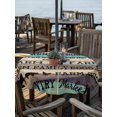 thumbnail image 2 of Outdoor Tablecloths with Umbrella Hole & Zipper, Retro Farm Animals Round Tablecloth 54 Inch, Country Cow Pig Chicken Turquoise Wood Waterproof Table Cloth, Patio/Pool/Picnic Table Covers, 2 of 8