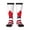 3 Black, variant on USA Canada Flag Pattern Women’s Knee High Crew Socks,Trouser Socks Comfortable, Breathable, Moisture-Wicking and Soft