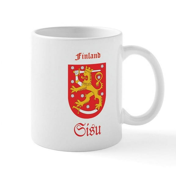 CafePress - Sisu Mug - 11 oz Ceramic Mug - Novelty Coffee Tea Cup