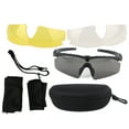 thumbnail image 1 of Gafas militares a prueba de viento y arena, gafas tácticas, protección ocular antiimpacto (negro), 1 of 12