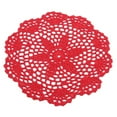 thumbnail image 1 of Lefu Handmade Lace Crochet Placemat Coasters Set for Festive Christmas Table,, 1 of 8