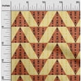thumbnail image 1 of oneOone Polyester Lycra Fabric Stripe|Diamond & Triangle Geometric Printed Craft Fabric BTY 56 Inch Wide, 1 of 4