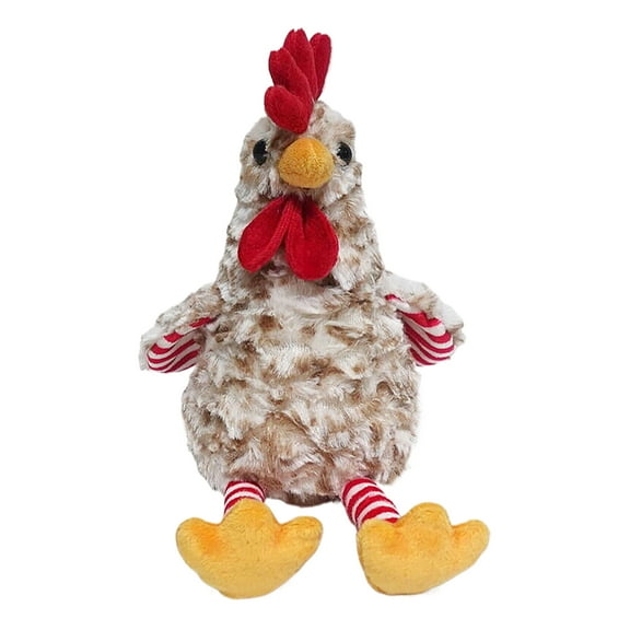 Funky Chicken Christmas Plush, Tie-Dye, 8", by Holiday Time