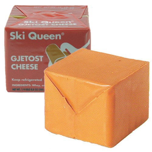 Ski Queen Gjetost Norwegian Cheese, 8.8OZ, 12 Pack