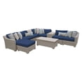 thumbnail image 2 of TK Classics Coast 10 Piece Wicker Patio Furniture Set, 2 of 11