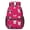 Boston Terrier and-2, variant on Shiba Inu and Ice Cream Blue Pattern 17" School Backpacks for Teens,Waterproof Oxford Fabric,S-Shape Padded Straps for School,Travel,Hiking,Camping