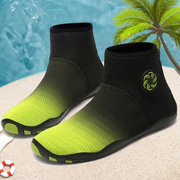 Zapatos de vadeo unisex de goma suave para vadear en la playa (42 verde) Likrtyny Tenis De Mujer Tenis De Hombre