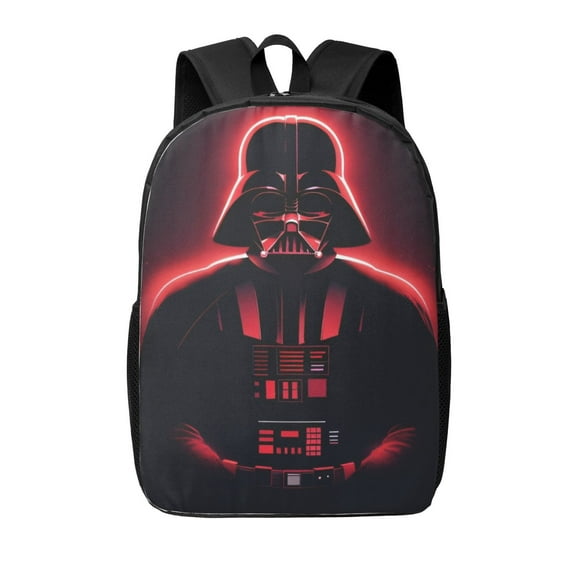 Darth Vader Backpack Cute Pattern College Laptop Schoolbag 17 Inch Large Daily Travel Hiking Sports Casual Daypack